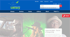 Desktop Screenshot of bozemanlibrary.org